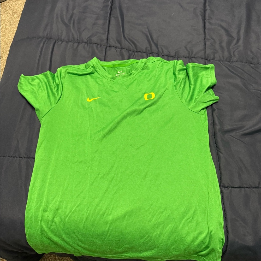 Oregon Duck Nike Dri-FIT Bright Green Tee